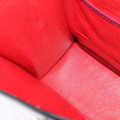 Celine Circle Logo Handbag Leather