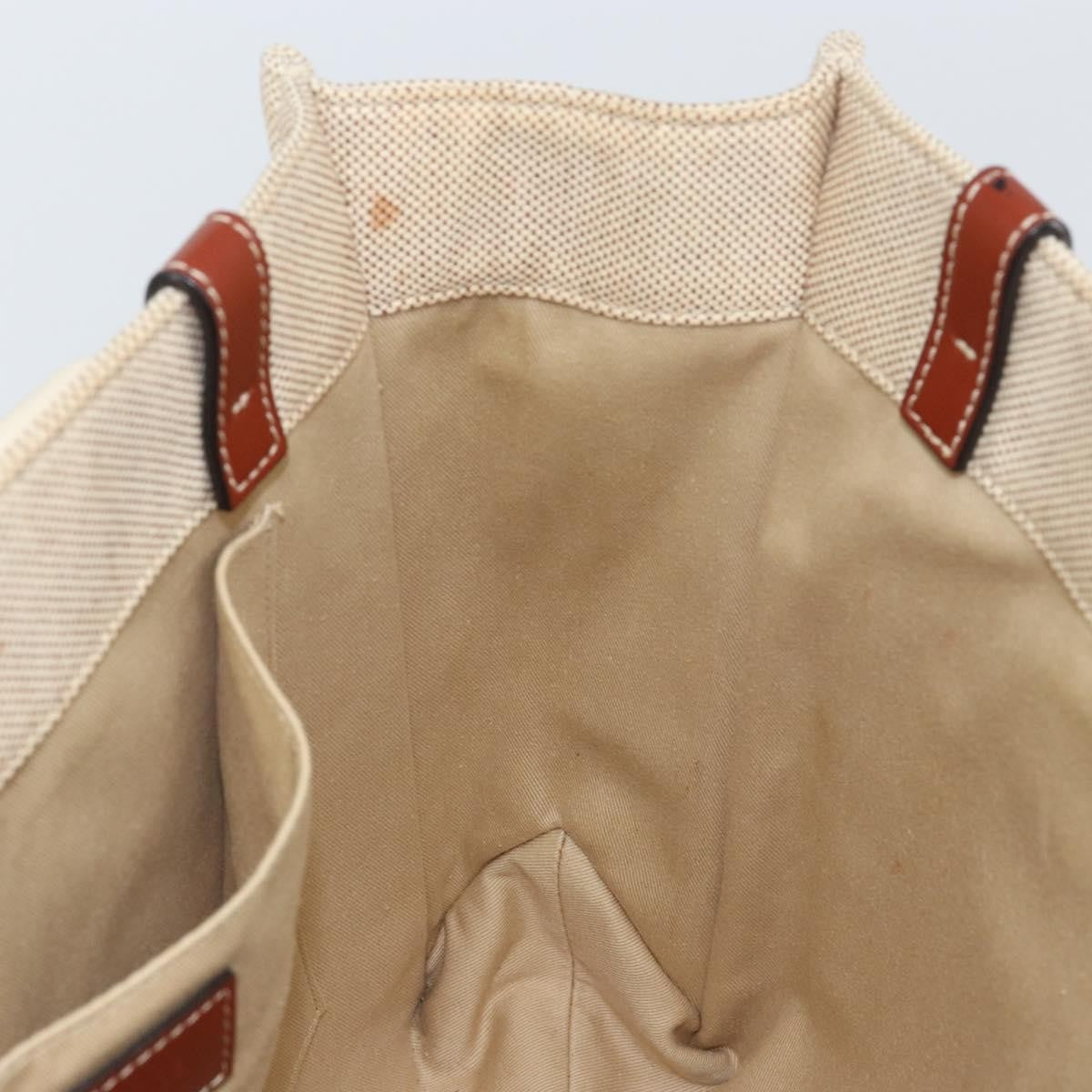 Chloe Woody Tote Canvas with Leather