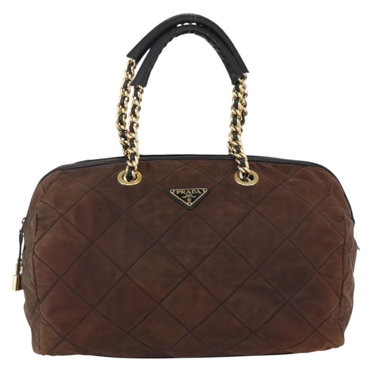 Prada Vintage Chain Handbag Tessuto