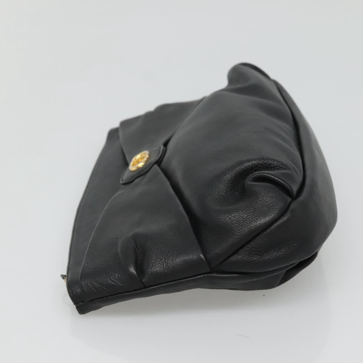 Christian Dior CD Zip Pouch Leather