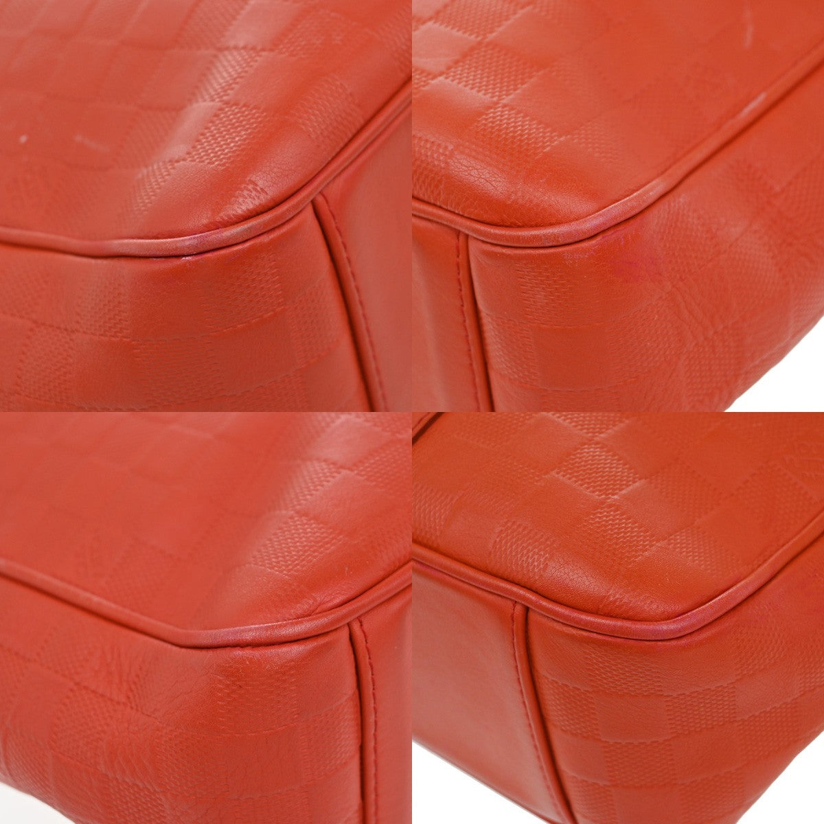 Louis Vuitton Tadao Handbag Damier Infini Leather