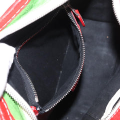 Balenciaga Bazar Convertible Tote Striped Leather