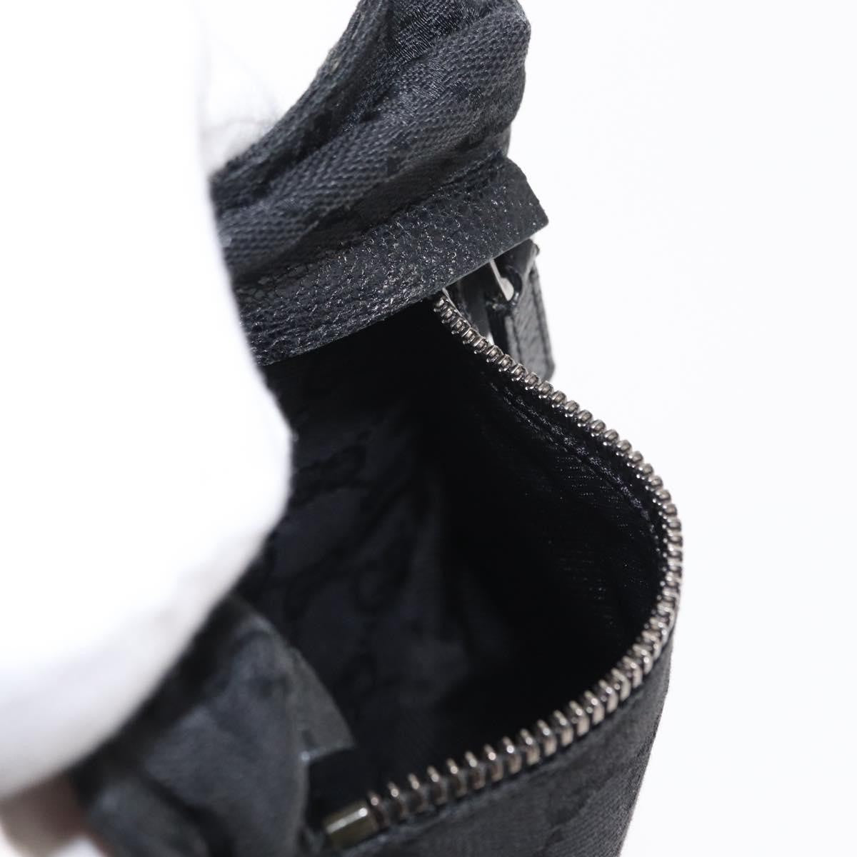 Gucci Vintage Double Belt Bag GG Canvas with Leather