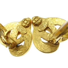 Chanel CC logo heart Gold-plated