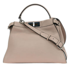 Fendi Peekaboo Bag Leather with Whipstitch Detail