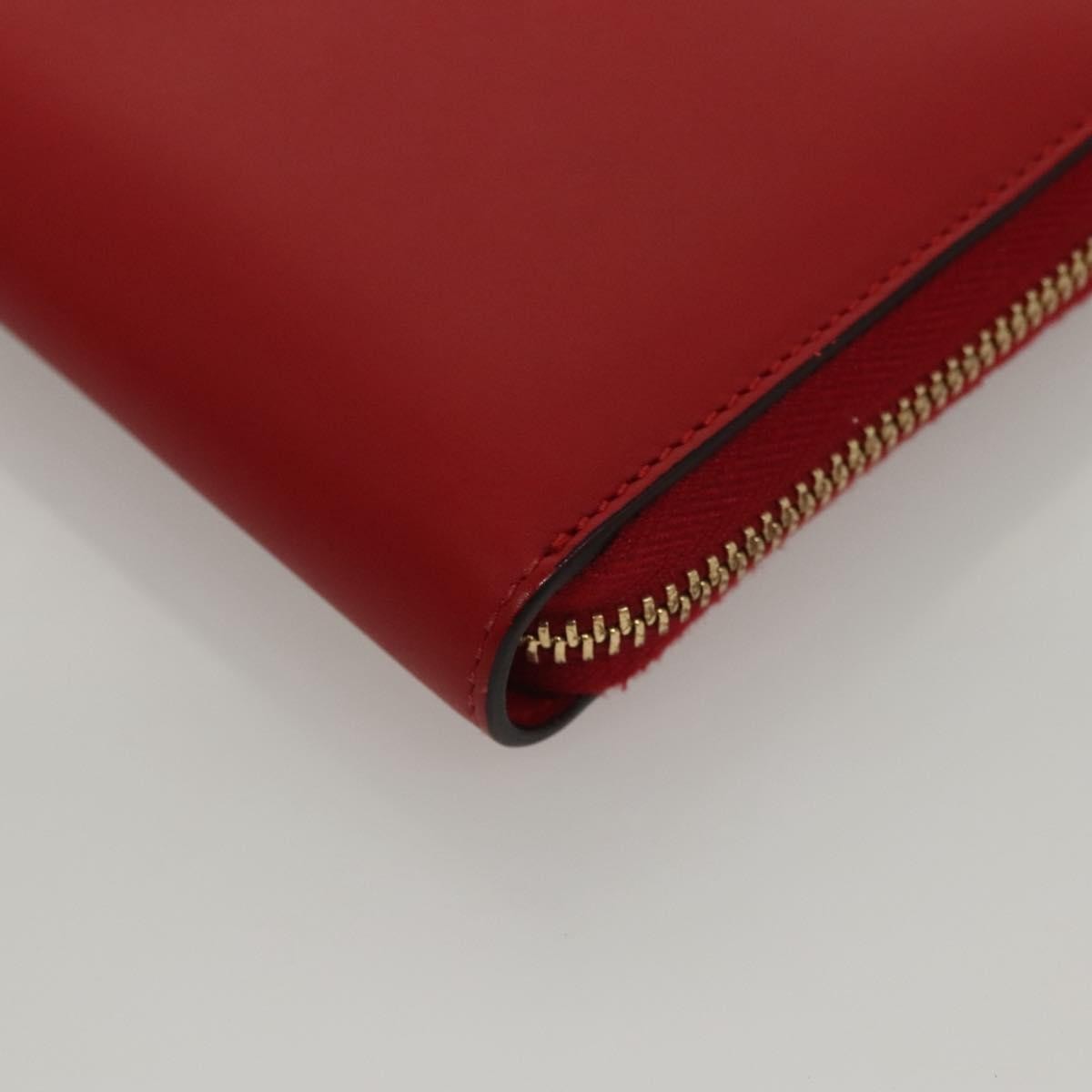 Gucci Bamboo Tassel Zip Organizer Wallet Leather