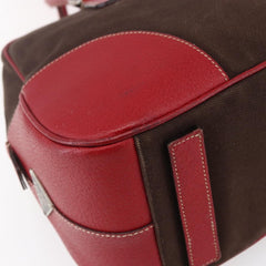 Prada Bowler Bag Canvas with Leather