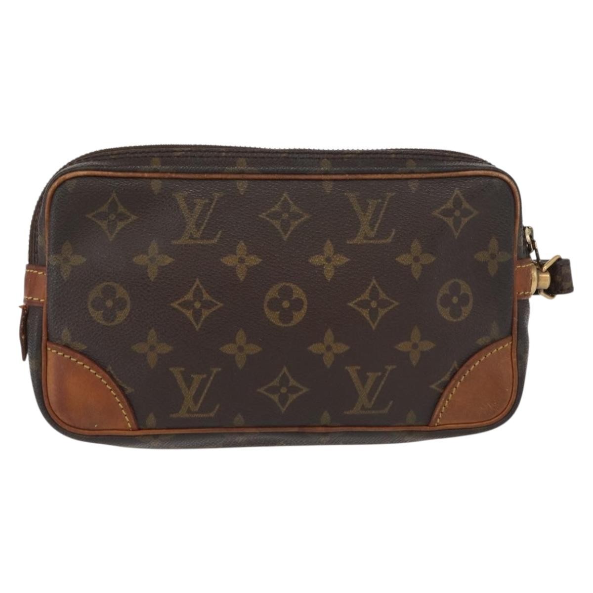 Louis Vuitton Marly Dragonne Clutch Monogram Canvas