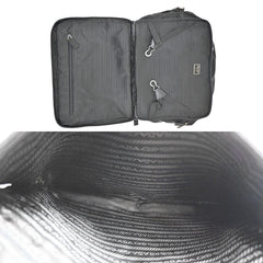 Prada Expandable Front Zip Boston Bag Tessuto