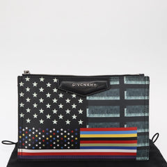 Givenchy Zipped Pouch Printed Leather