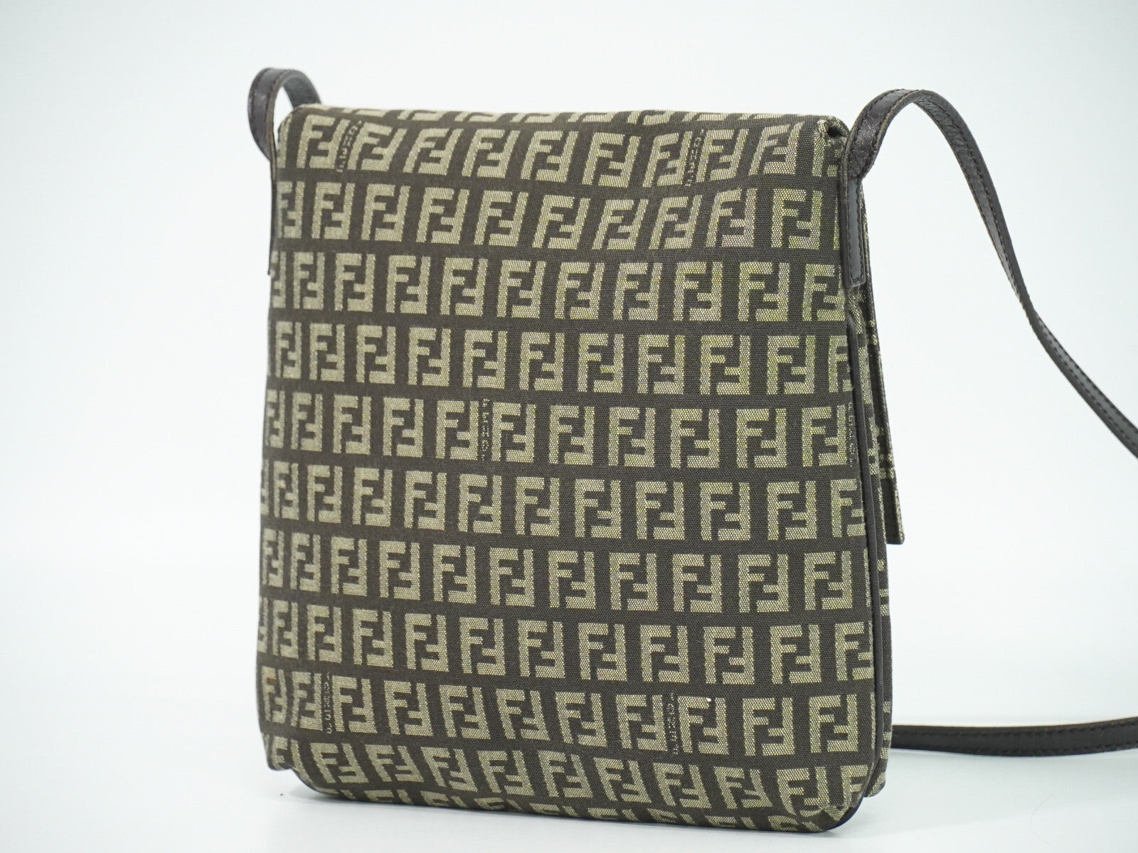 Fendi Mamma Baguette Shoulder Bag Canvas