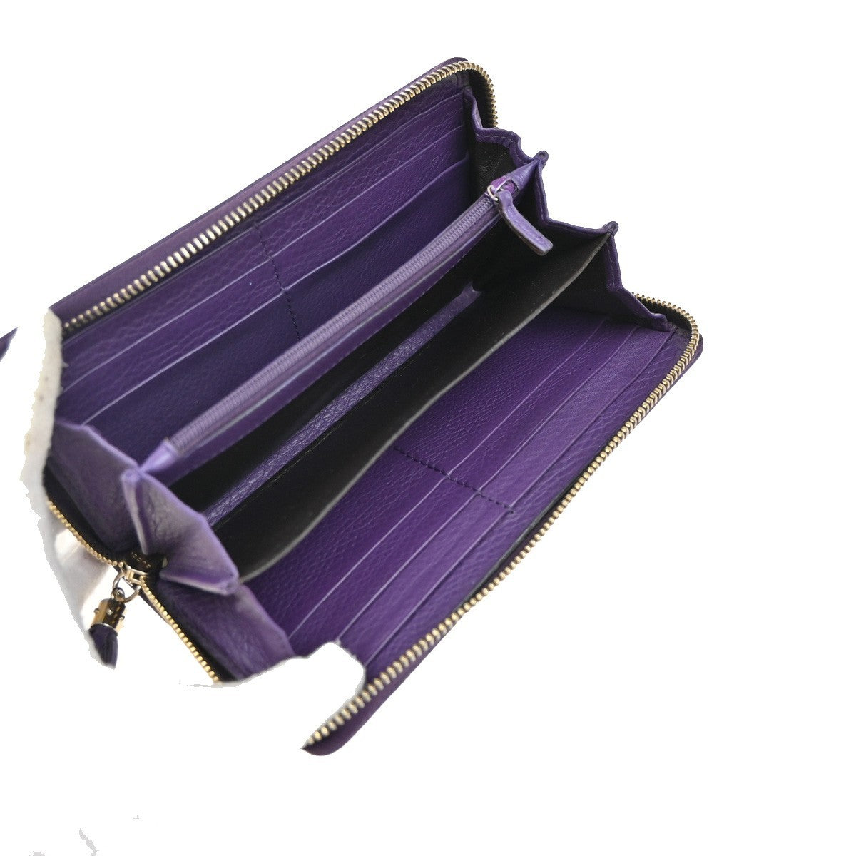 Gucci Soho Zip Around Wallet Leather