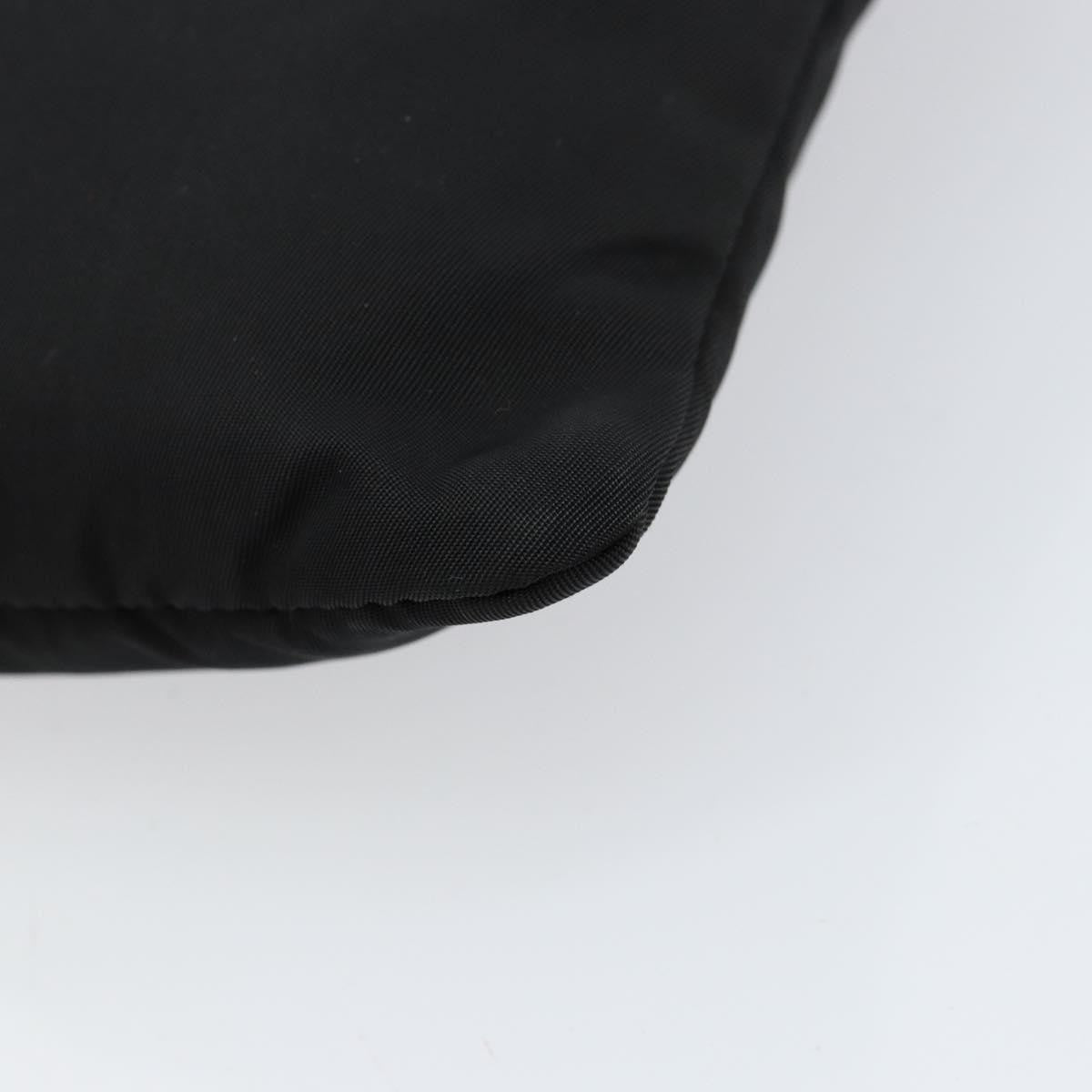 Prada Front Zip Convertible Flat Messenger Tessuto with Leather