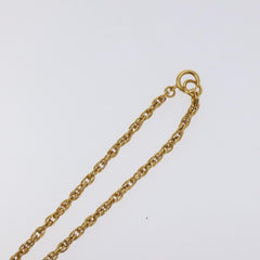Chanel Flap Bag Pendant Necklace Metal