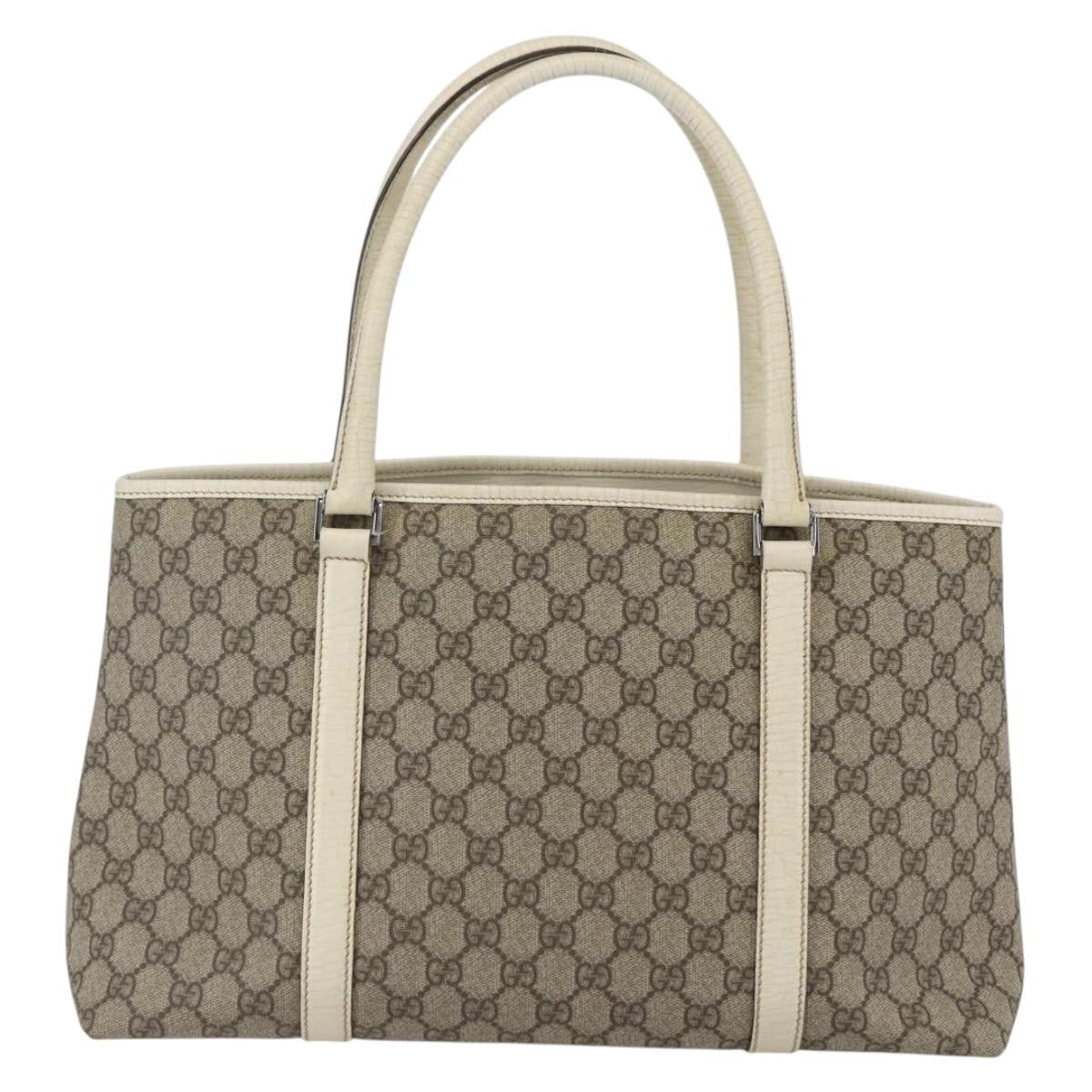 Gucci Joy Tote GG Coated Canvas with Leather