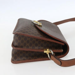 Celine Vintage Macadam Shoulder Bag Canvas