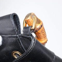 Gucci Vintage Bamboo Sling Backpack Leather