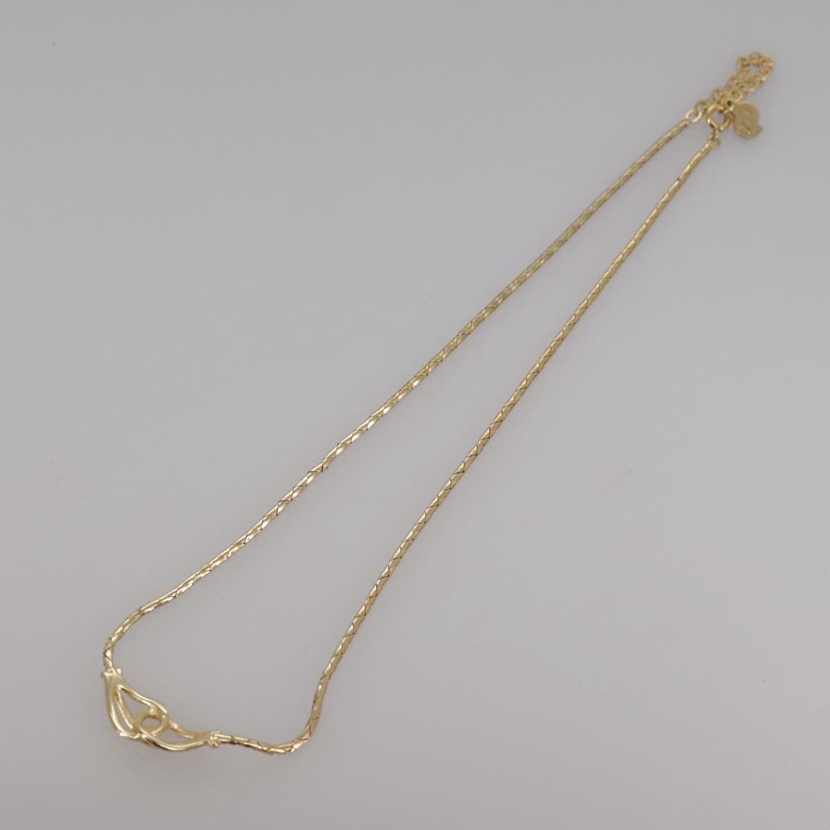 Christian Dior Vintage CD Jumbo chain necklace Metal