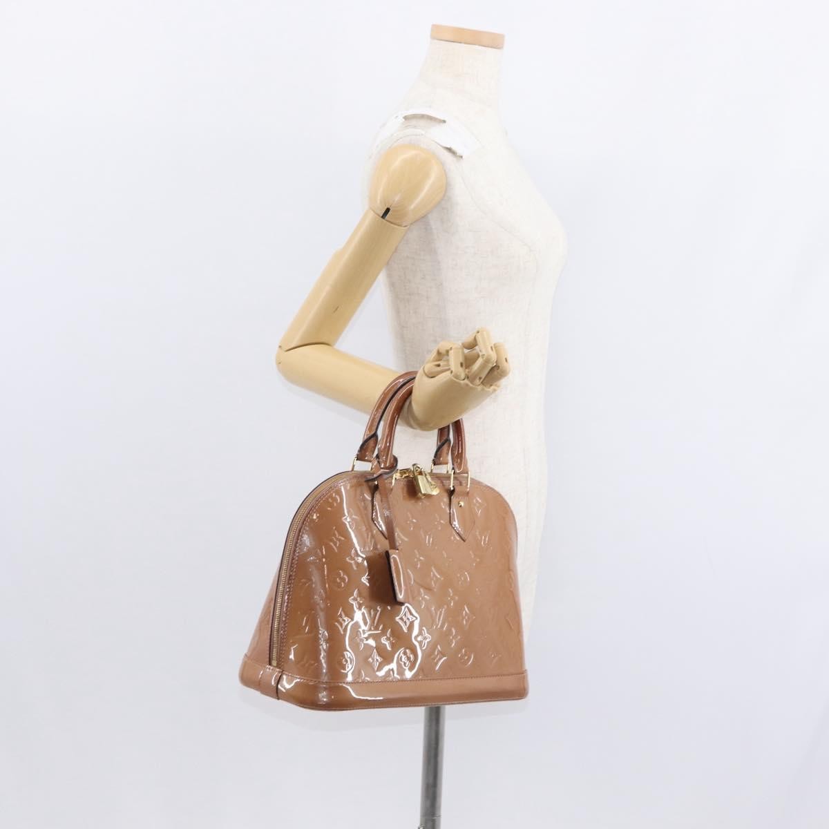 Louis Vuitton Alma Handbag Patent Leather