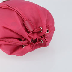 Prada Drawstring Wristlet Bucket Bag Tessuto