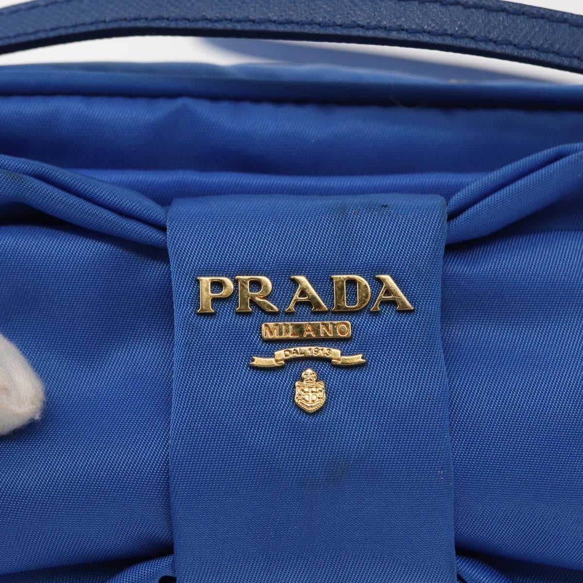 Prada Bow Camera Crossbody Bag Tessuto