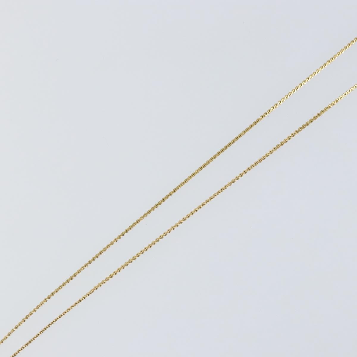 Christian Dior CD Pendant Necklace Metal and Crystals