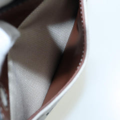 Burberry Logo Zip Wristlet Pouch Nylon