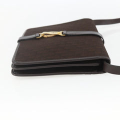 Christian Dior Vintage Trotter Shoulder Bag Canvas