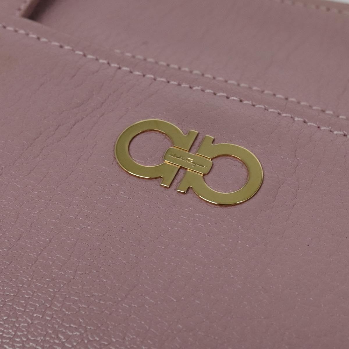 Salvatore Ferragamo Gancini Tote Leather