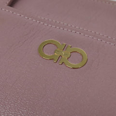 Salvatore Ferragamo Gancini Tote Leather
