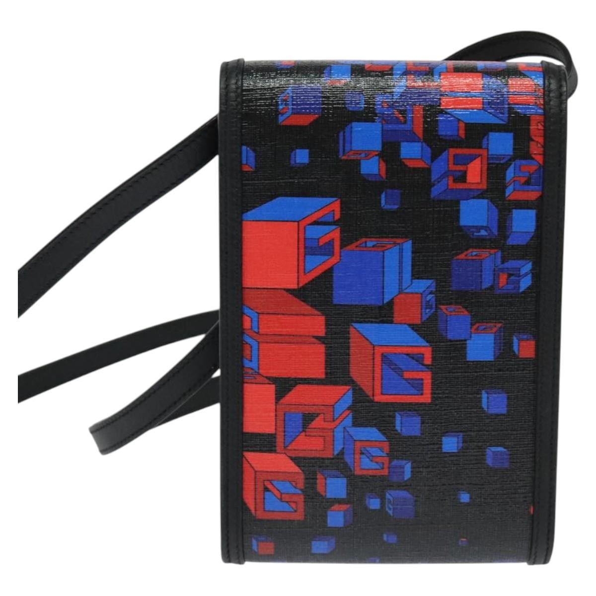 Gucci Flap Square Shoulder Bag Canvas