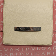 Bvlgari B.Zero1 Logomania Bag Canvas with Leather