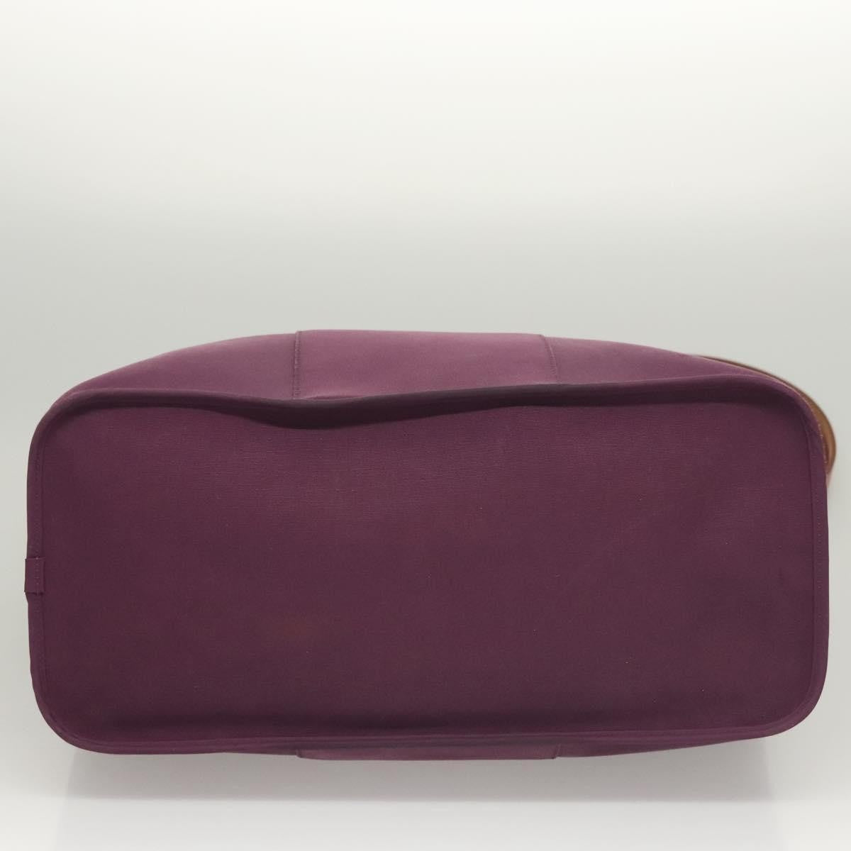 Hermes Cabag Handbag Toile and Leather