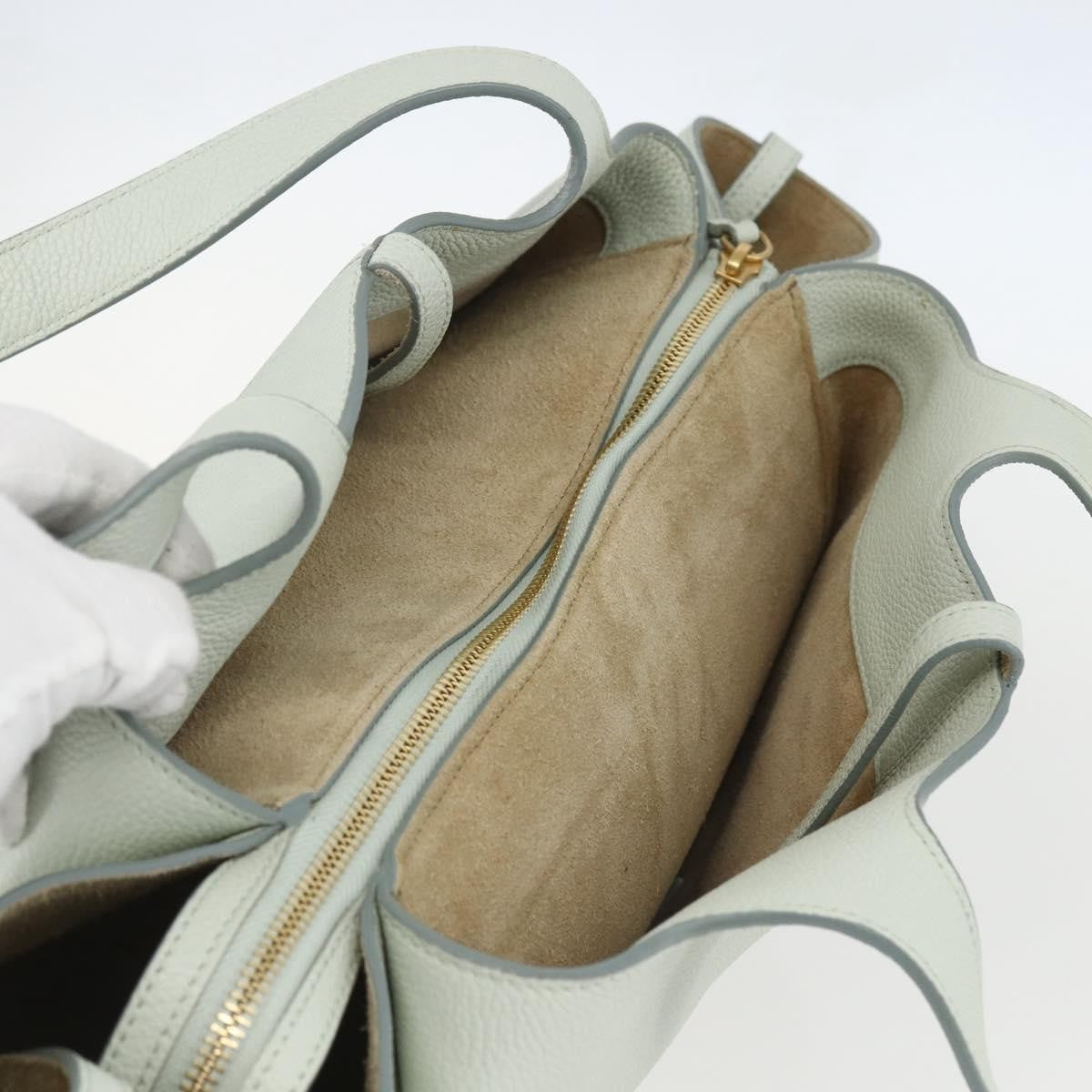 Celine Tri-Fold Shoulder Bag Grained Calfskin