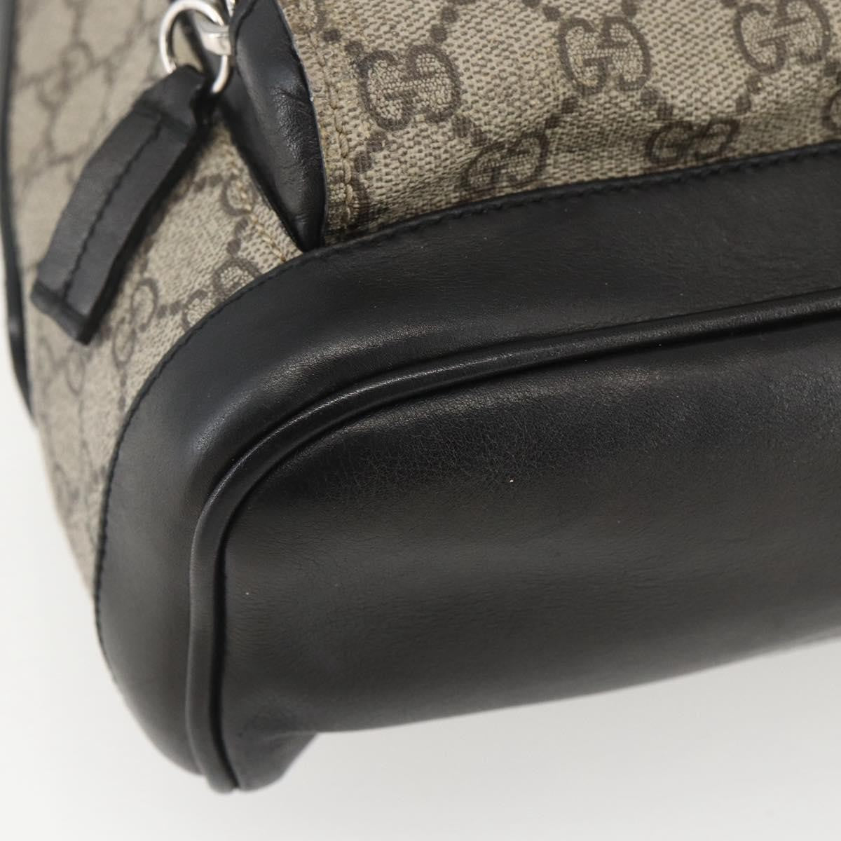 Gucci Zip Pocket Backpack Embellished GG Coated Canvas