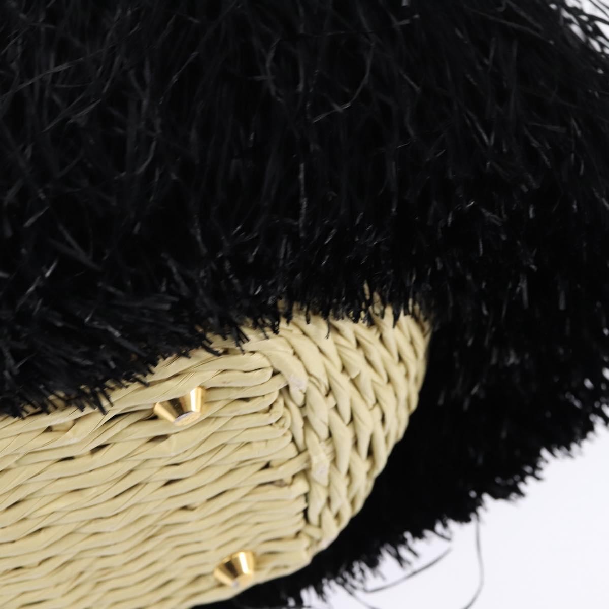 Prada Fringe Wicker Tote Woven Straw