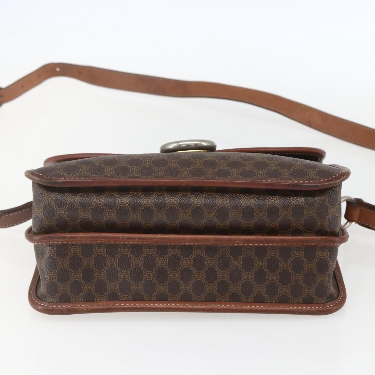 Celine Vintage Macadam Shoulder Bag Canvas