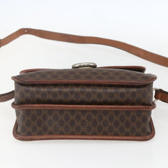 Celine Vintage Macadam Shoulder Bag Canvas