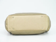 Chanel Biarritz Pocket Tote Quilted Coated Canvas