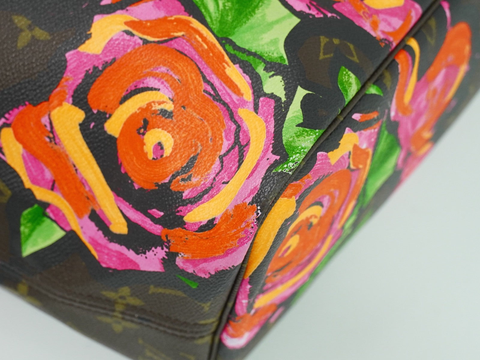 Louis Vuitton Neverfull Tote Limited Edition Monogram Roses