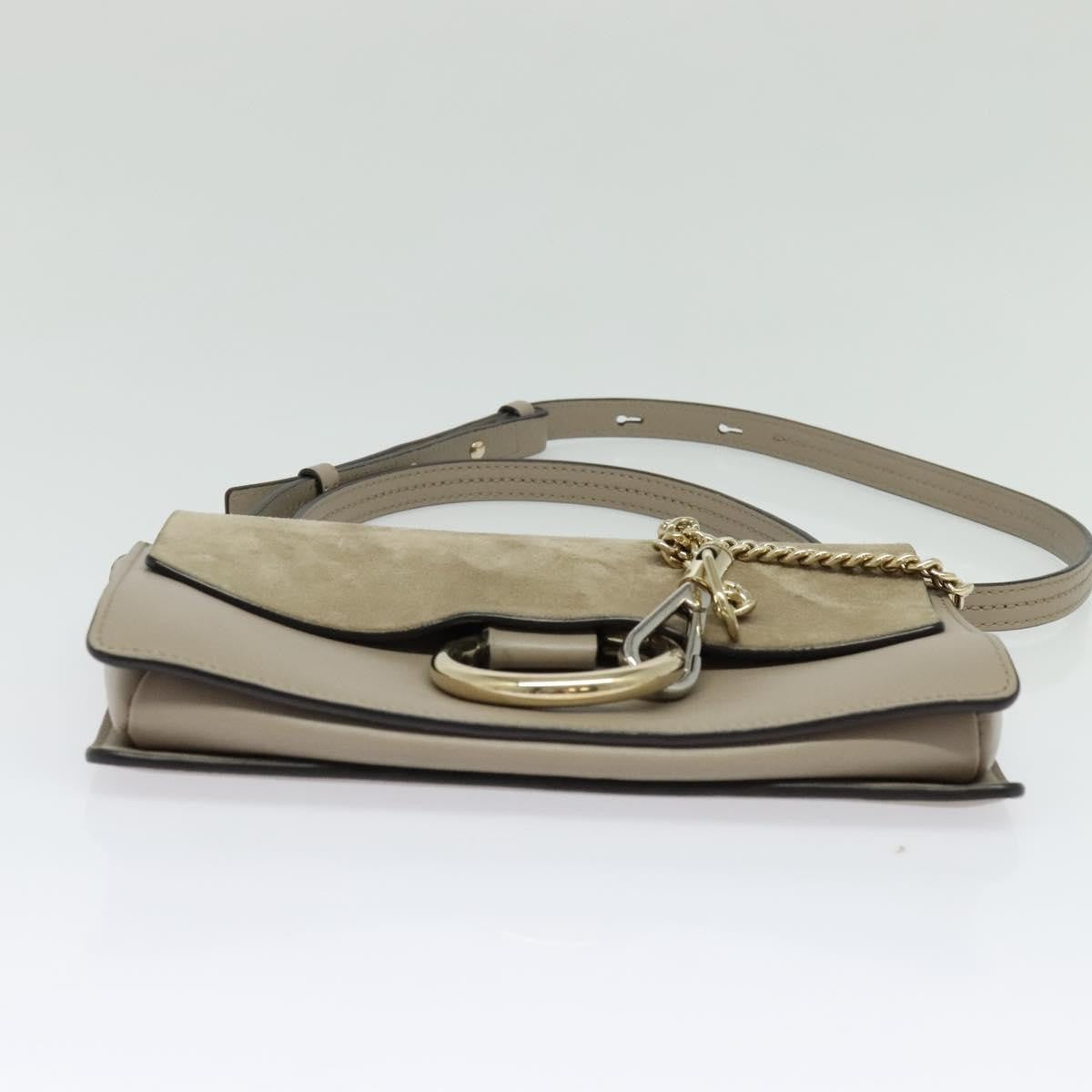 Chloe Faye Shoulder Bag Leather and Suede