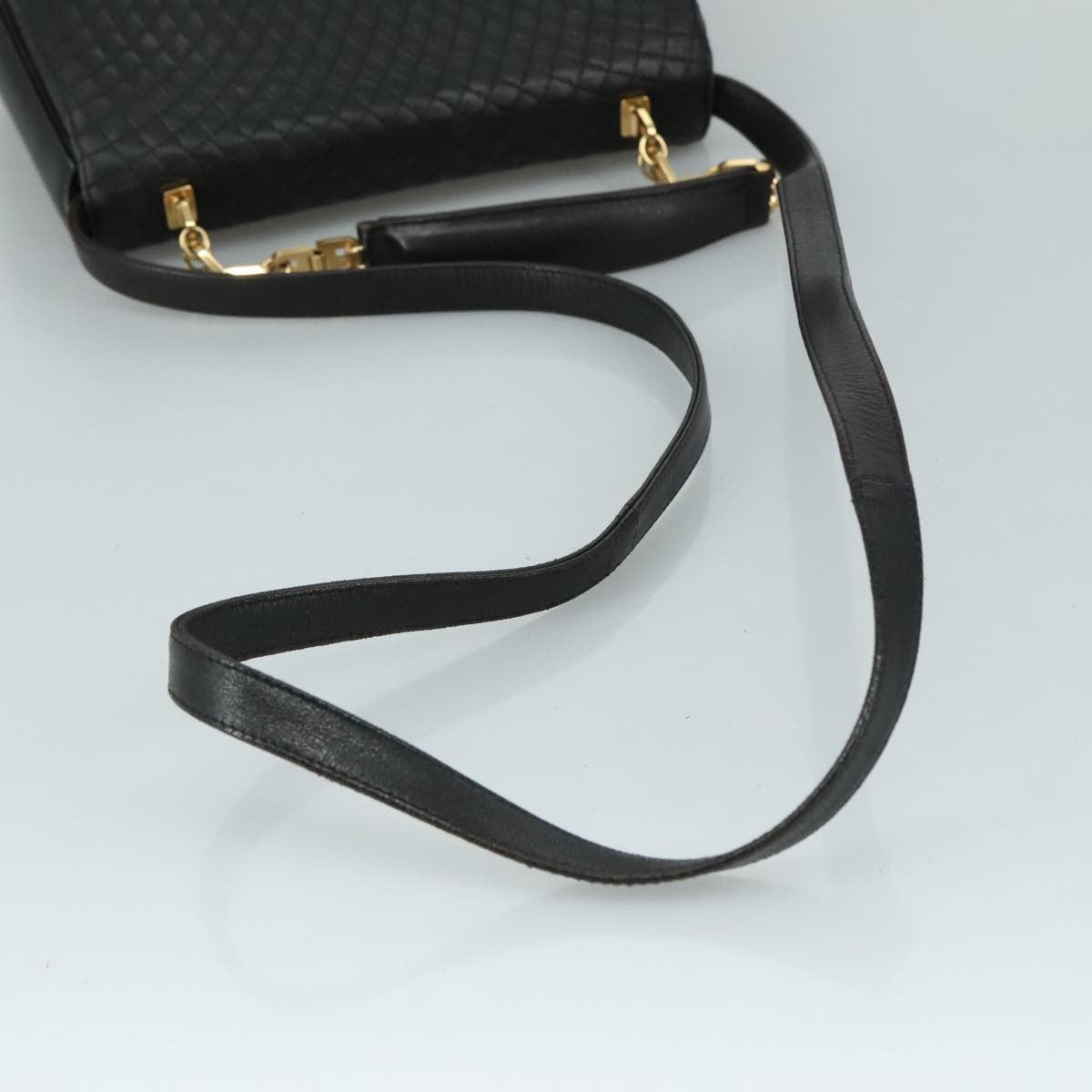 Bally Vintage Flap Handbag Quilted Leather