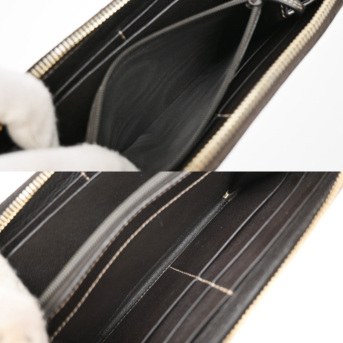 Gucci Icon Zip Around Wallet Guccissima Leather