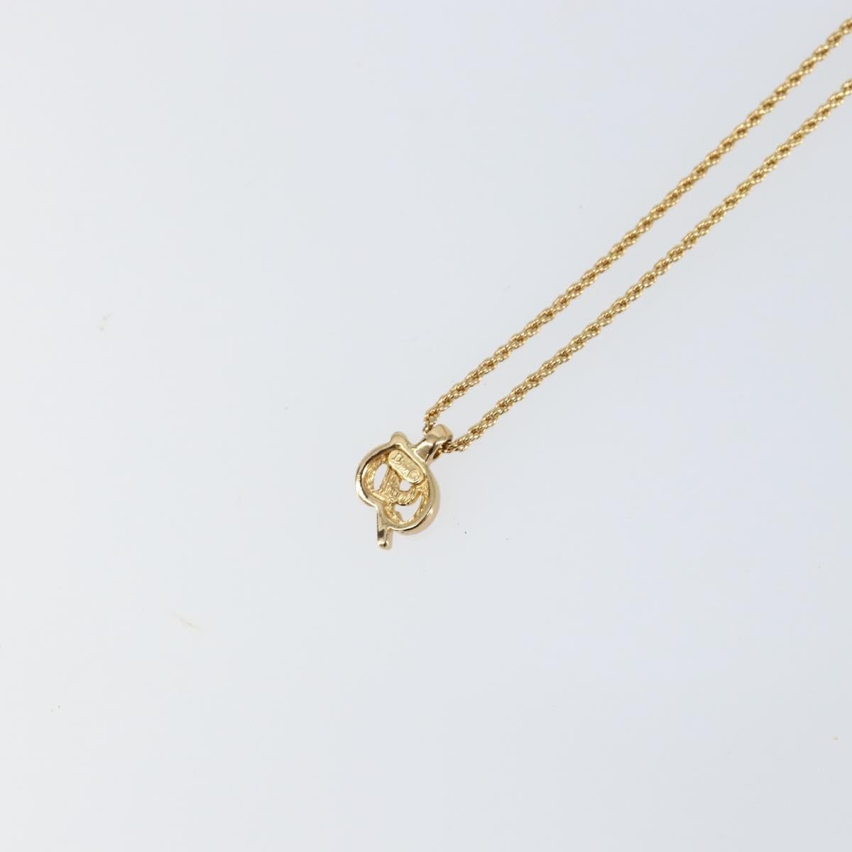 Christian Dior CD Logo necklace Metal