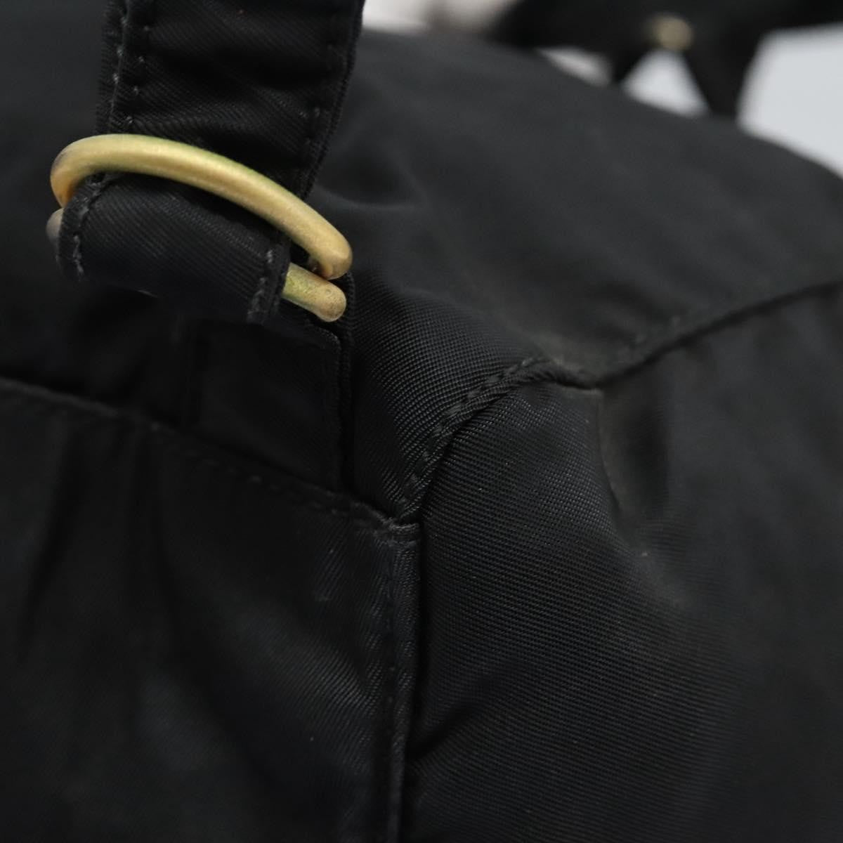 Prada Flap Drawstring Backpack Tessuto