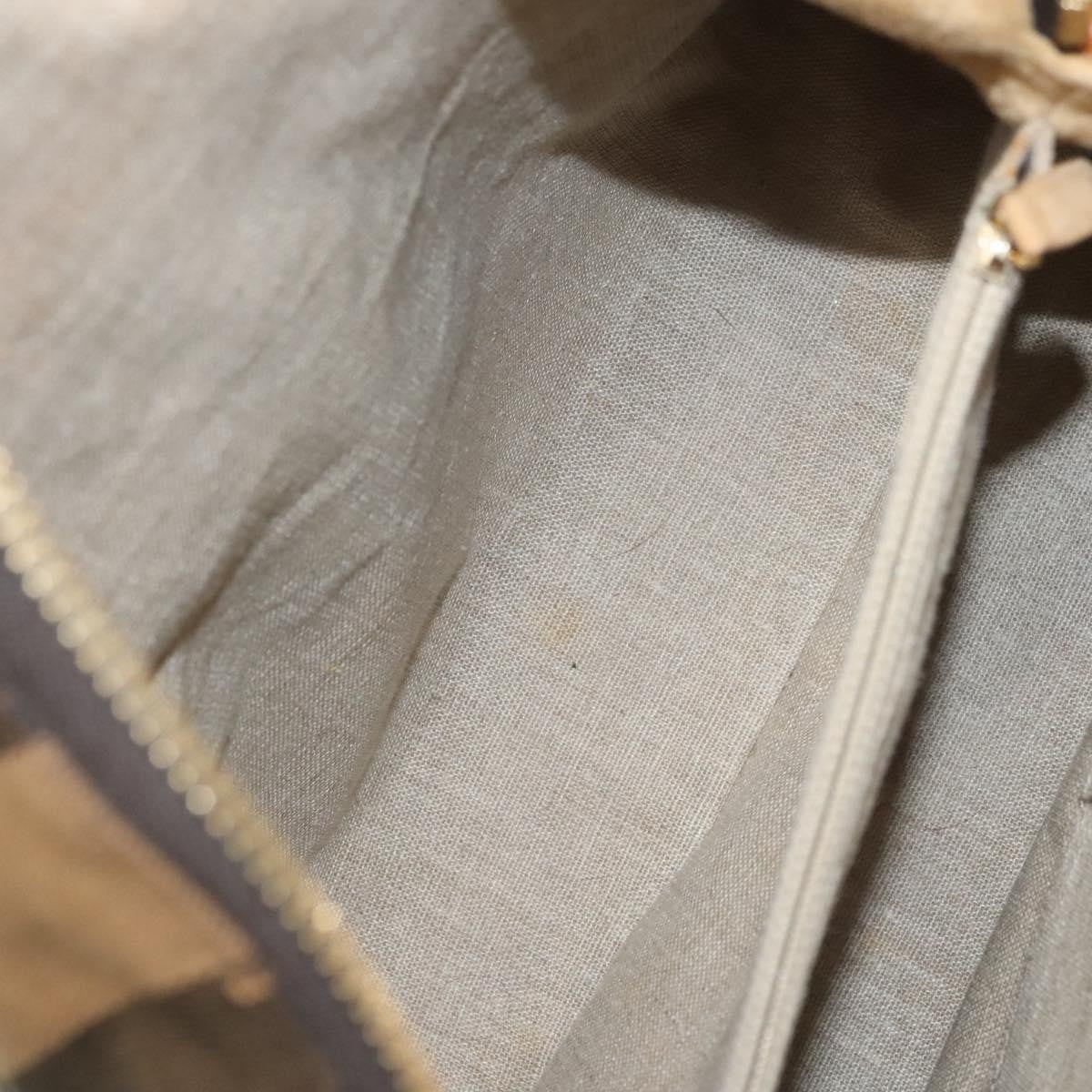 Fendi Pequin 2Bag Canvas and Leather