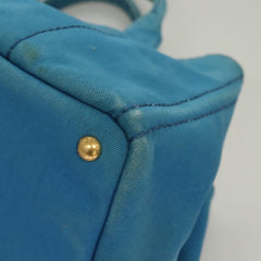 Prada Canapa Convertible Tote Canvas