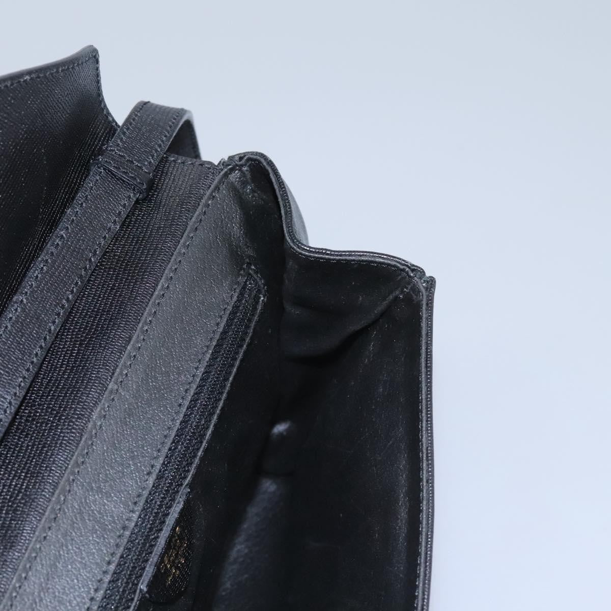 Celine Vintage Circle Logo Crossbody Bag Leather