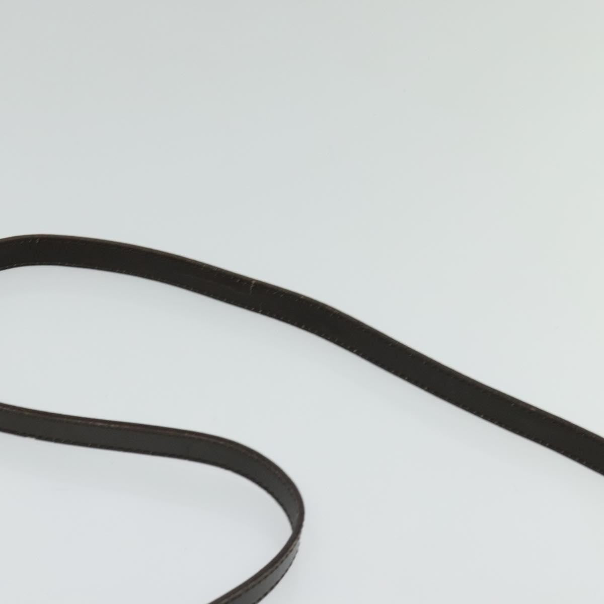 Celine Vintage Circle Logo Crossbody Bag Leather