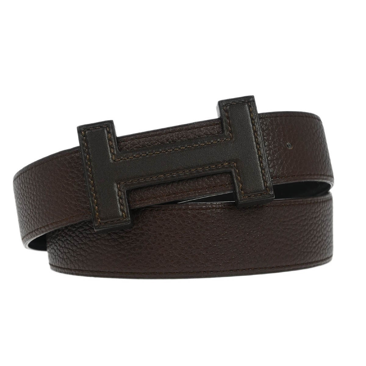 Hermes Constance Reversible Belt Leather